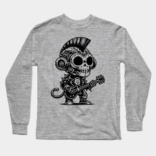 Gothic Punk Monkey Long Sleeve T-Shirt